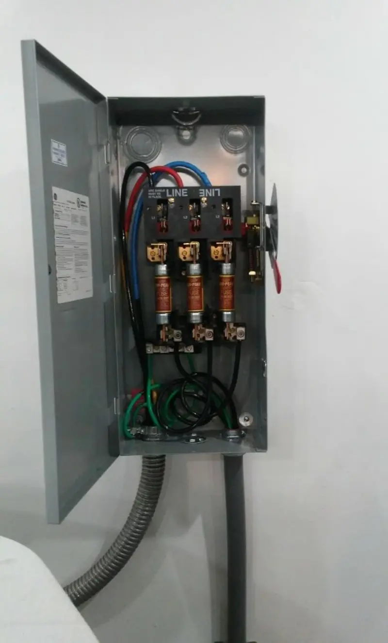 Three-phase disconnect switch installed for Electrical Wiring & Rewiring in Leon Valley